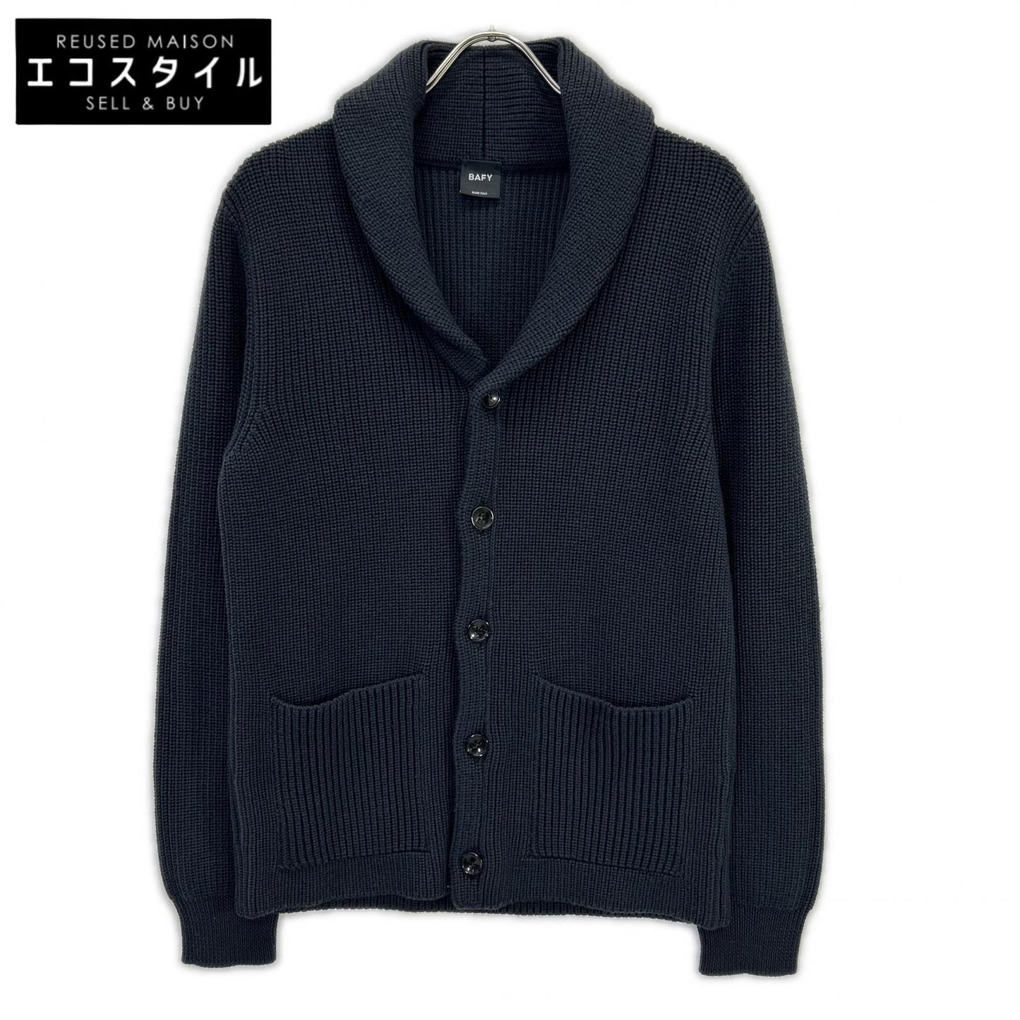BAFY バフィー WO0110140 チャコールグレー ニット カーディガン トップス