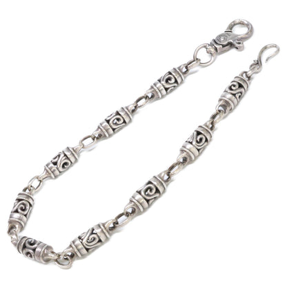 Shin's SCULPTURE シンズスカルプチャー ローラー バレル STERLING ウォレットチェーン