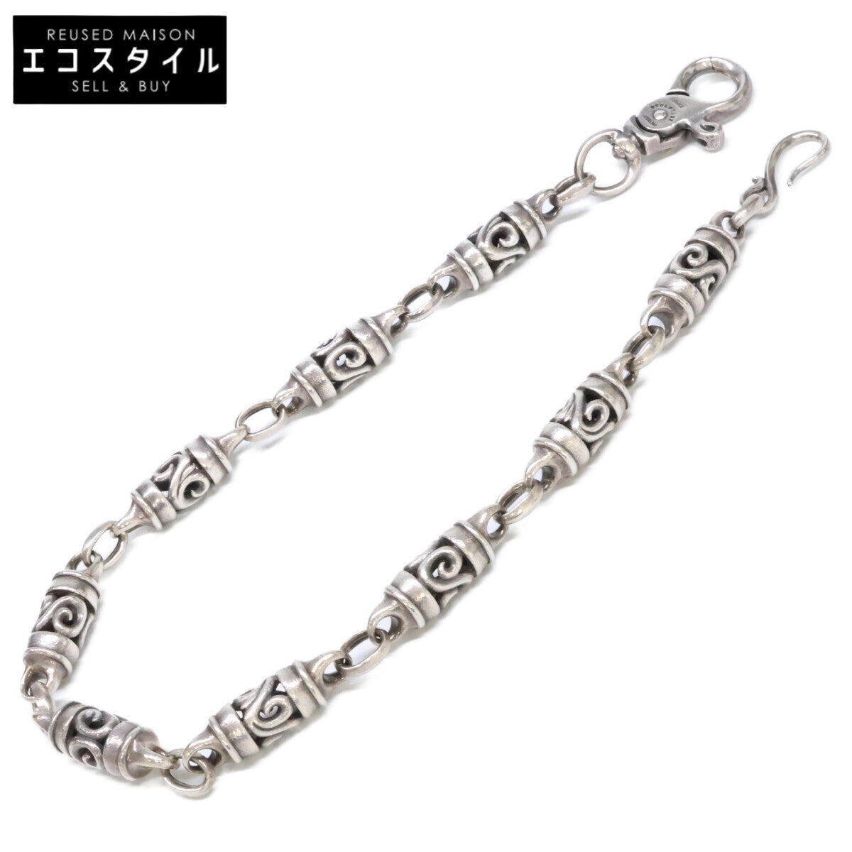 Shin's SCULPTURE シンズスカルプチャー ローラー バレル STERLING ウォレットチェーン