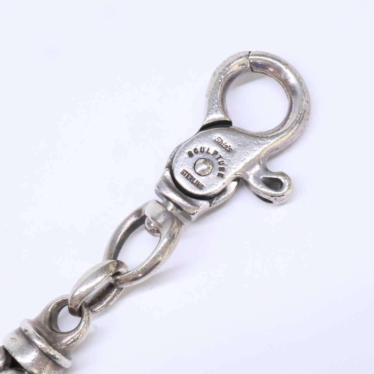 Shin's SCULPTURE シンズスカルプチャー ローラー バレル STERLING ウォレットチェーン