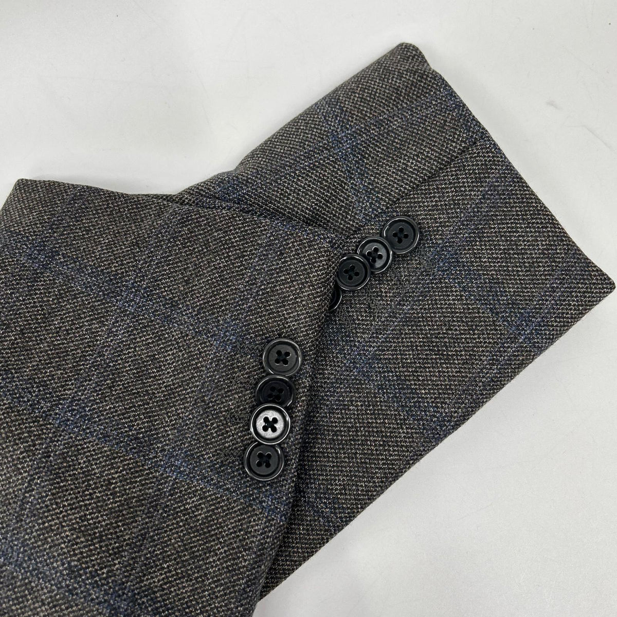 UNITED ARROWS 联合阿ローズ 1123-161-0128 棕色 羊毛 两件套西装 西服 套装