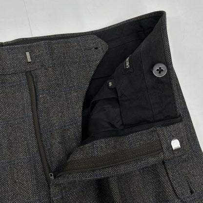 UNITED ARROWS 联合阿ローズ 1123-161-0128 棕色 羊毛 两件套西装 西服 套装
