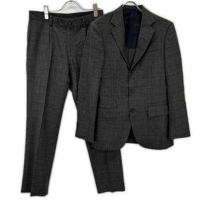 UNITED ARROWS 联合阿ローズ 1123-161-0128 棕色 羊毛 两件套西装 西服 套装
