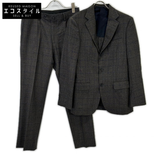 UNITED ARROWS ユナイテッドアローズ 1123-161-0128 ブラウン ウール 2Pスーツ スーツ セットアップ