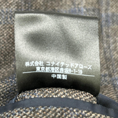 UNITED ARROWS 联合阿ローズ 1123-161-0128 棕色 羊毛 两件套西装 西服 套装