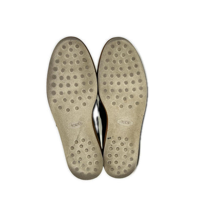 TOD'S トッズ スタッズ キルト モンクストラップ パテント ローファー シューズ