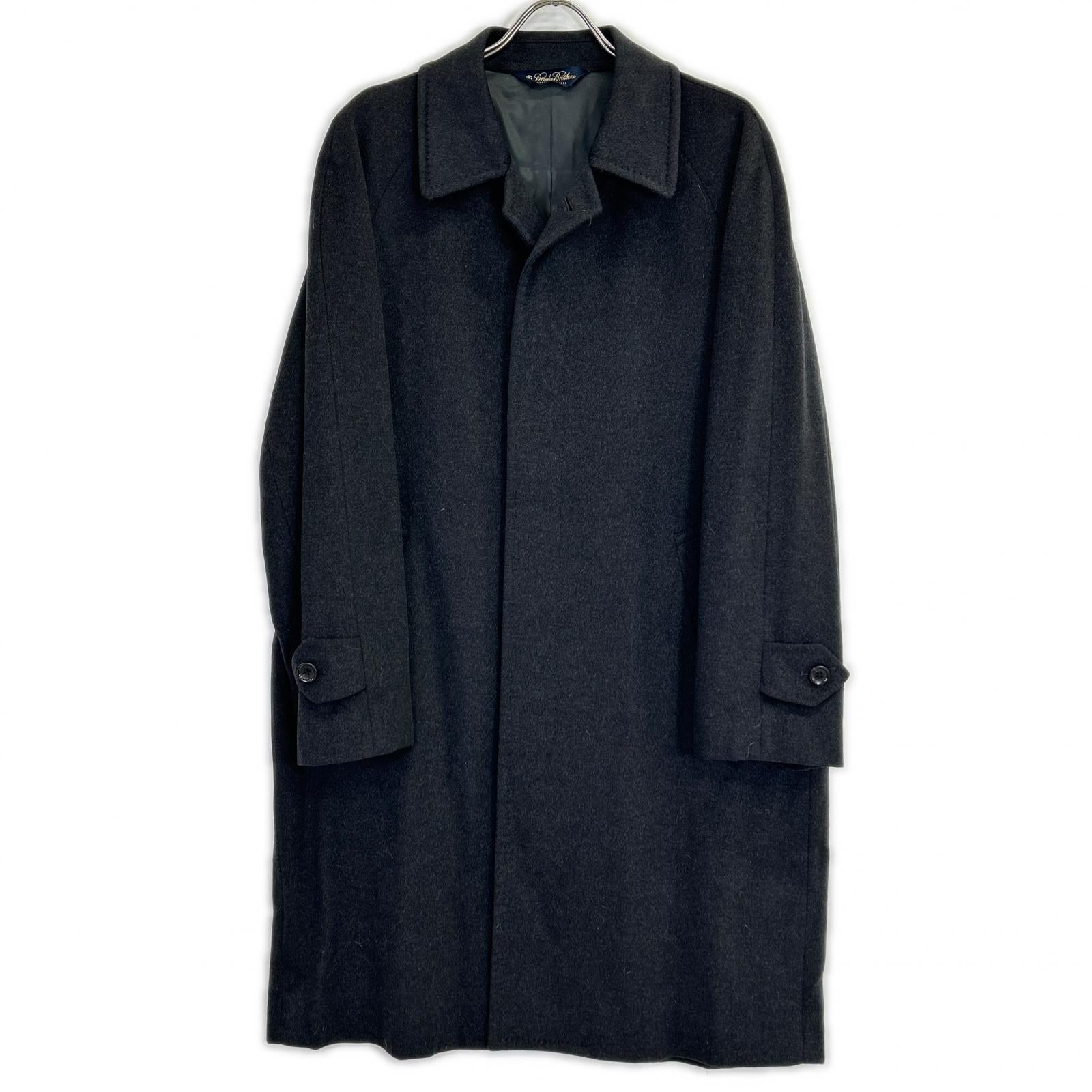 Brooks Brothers 布克兄弟 黑色 100%羊绒 立领大衣 大衣