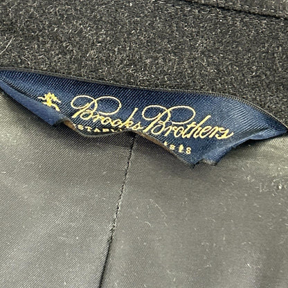 Brooks Brothers 布克兄弟 黑色 100%羊绒 立领大衣 大衣