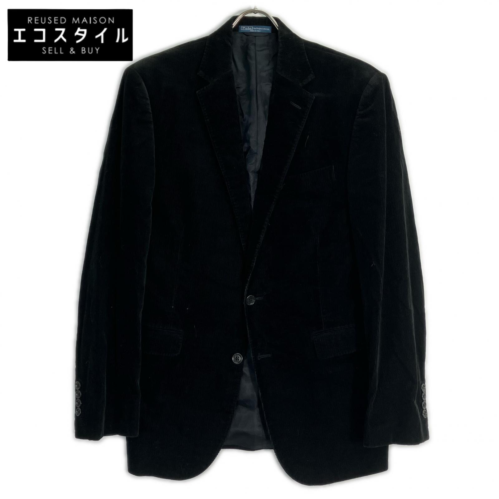 POLO RALPH LAUREN Black Corduroy 2B Jacket
