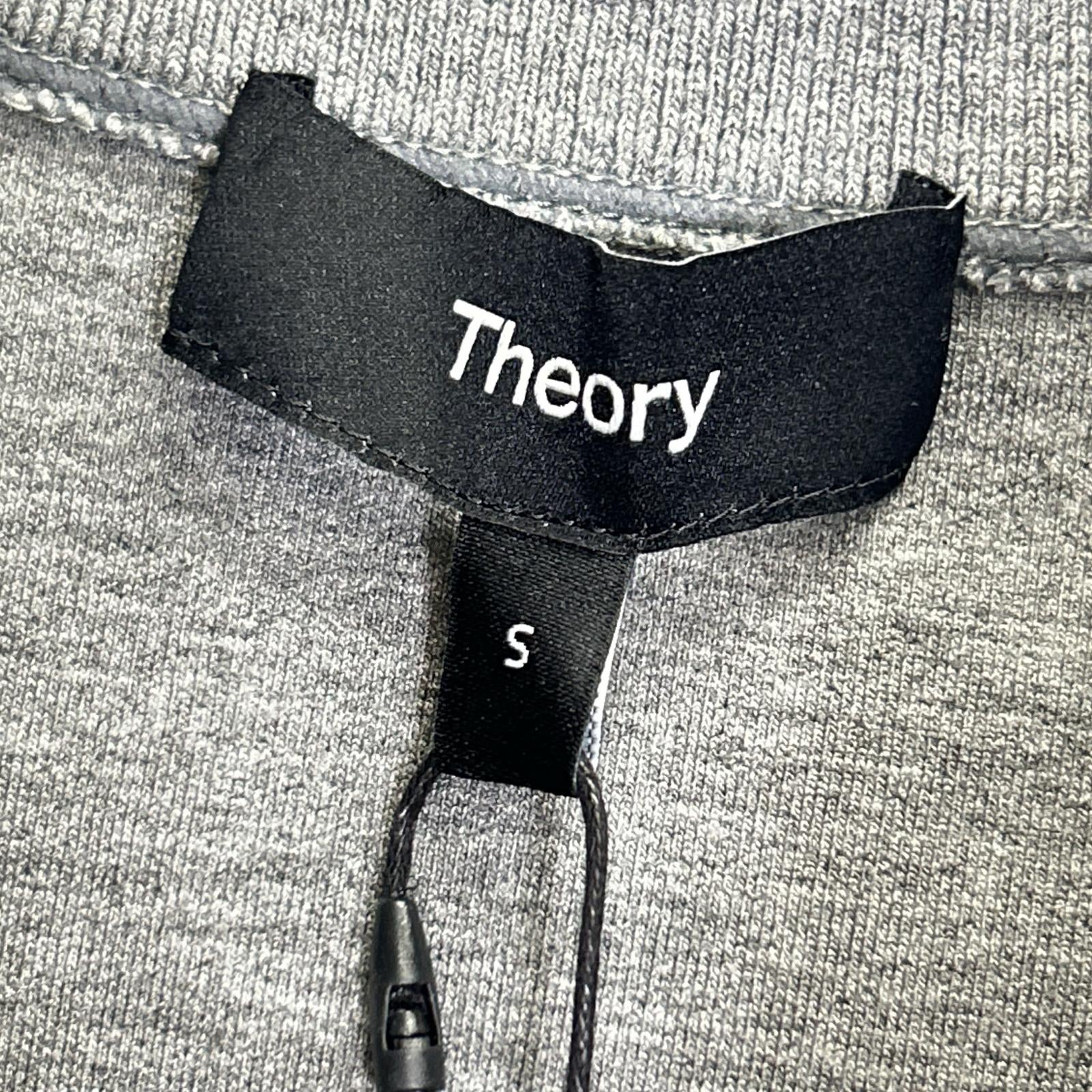 Theory セオリー グレー ハーフジップ スウェット トップス