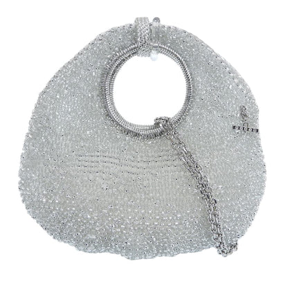 ANTEPRIMA アンテプリマ 美品 パッロンチーノ ワイヤーバッグ 2WAY ハンドバッグ ショルダーバッグ レディース シルバー ハンドバッグ