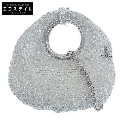 ANTEPRIMA アンテプリマ 美品 パッロンチーノ ワイヤーバッグ 2WAY ハンドバッグ ショルダーバッグ レディース シルバー ハンドバッグ