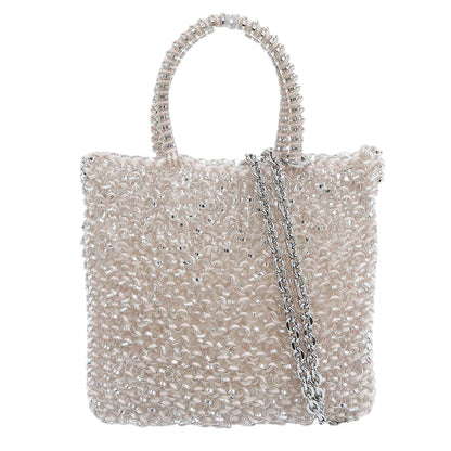 ANTEPRIMA アンテプリマ 美品 ミニアトゥーラ 2WAY ワイヤーバッグ ハンドバッグ ショルダーバッグ レディース ピンク ハンドバッグ