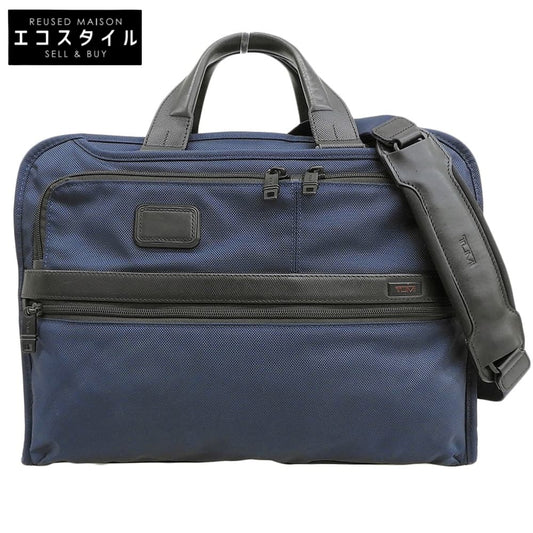 TUMI Alpha 2-Way Briefcase Business Bag Men's Navy 26108NVS2E Business Bag Briefcase