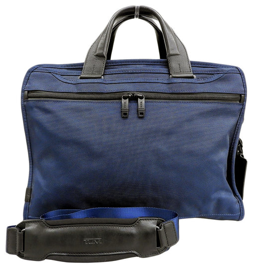 TUMI Alpha 2-Way Briefcase Business Bag Men's Navy 26108NVS2E Business Bag Briefcase