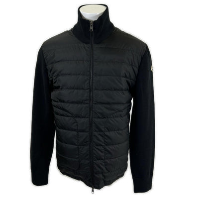 [New condition/2025 model] K20919B50700 CARDIGAN TRICOT Knit/Nylon switching Zip-up Down jacket Jacket L Men's