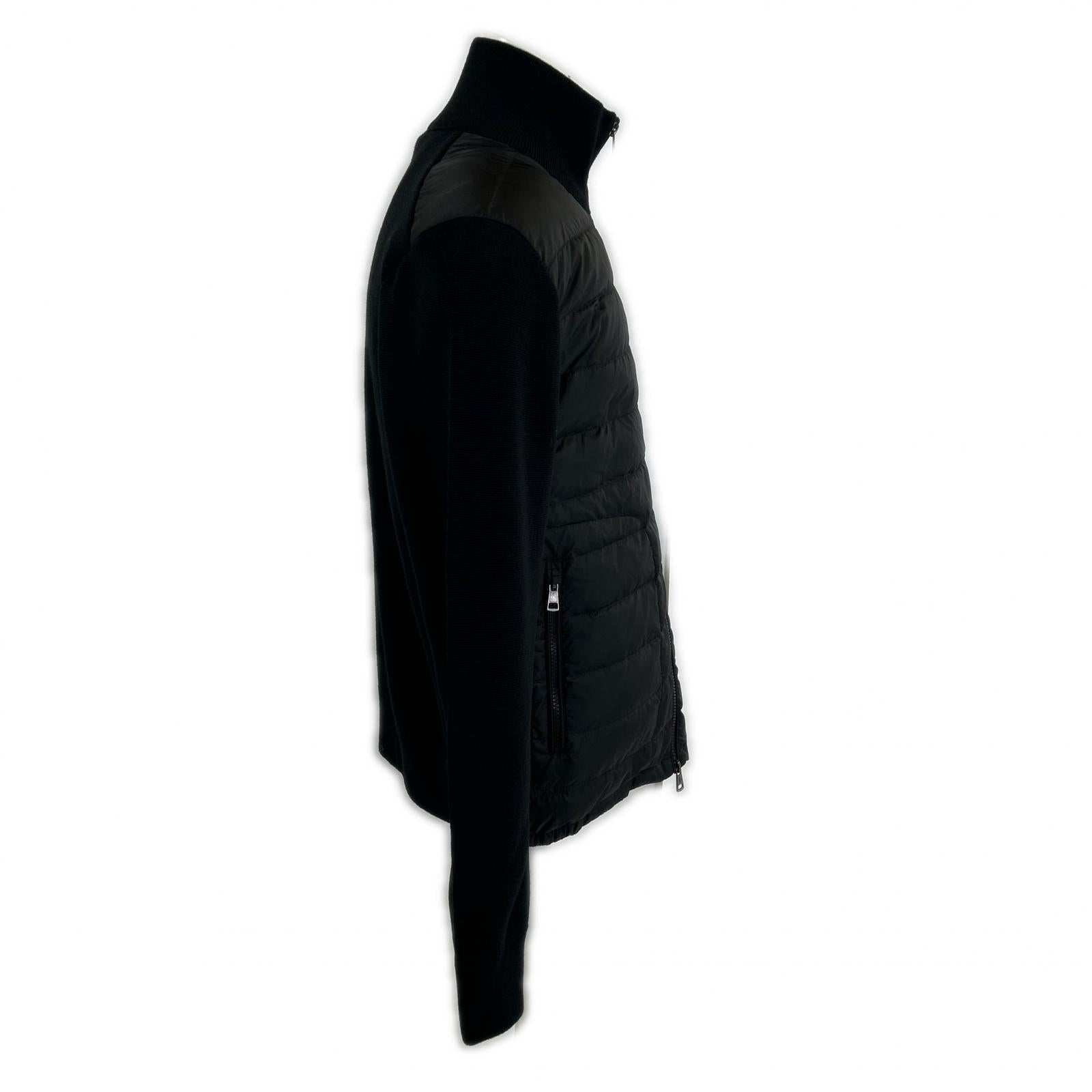 【近乎全新/25年款】K20919B50700 CARDIGAN TRICOT 针织/尼龙拼接 拉链式羽绒夹克 夹克 L 男士