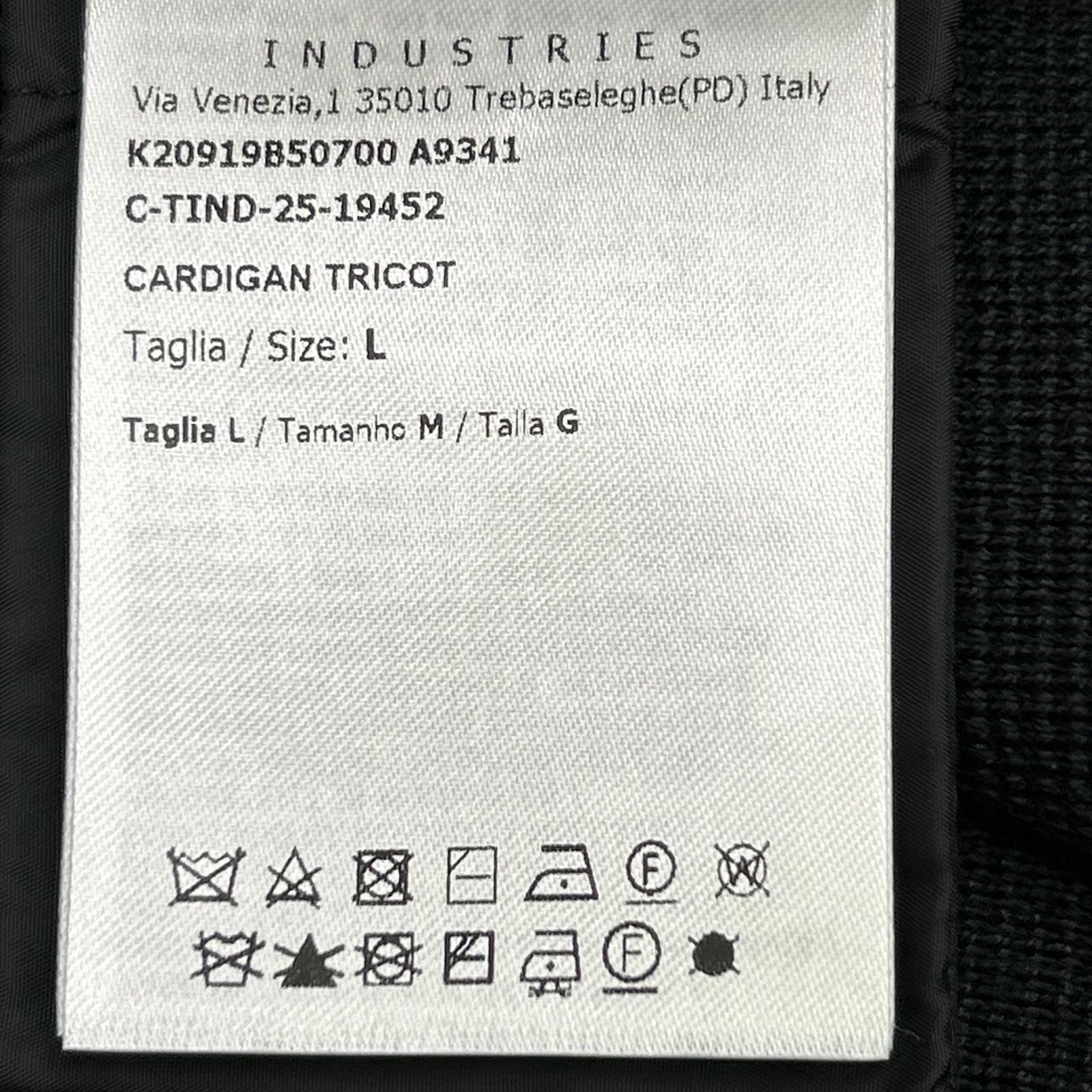【近乎全新/25年款】K20919B50700 CARDIGAN TRICOT 针织/尼龙拼接 拉链式羽绒夹克 夹克 L 男士