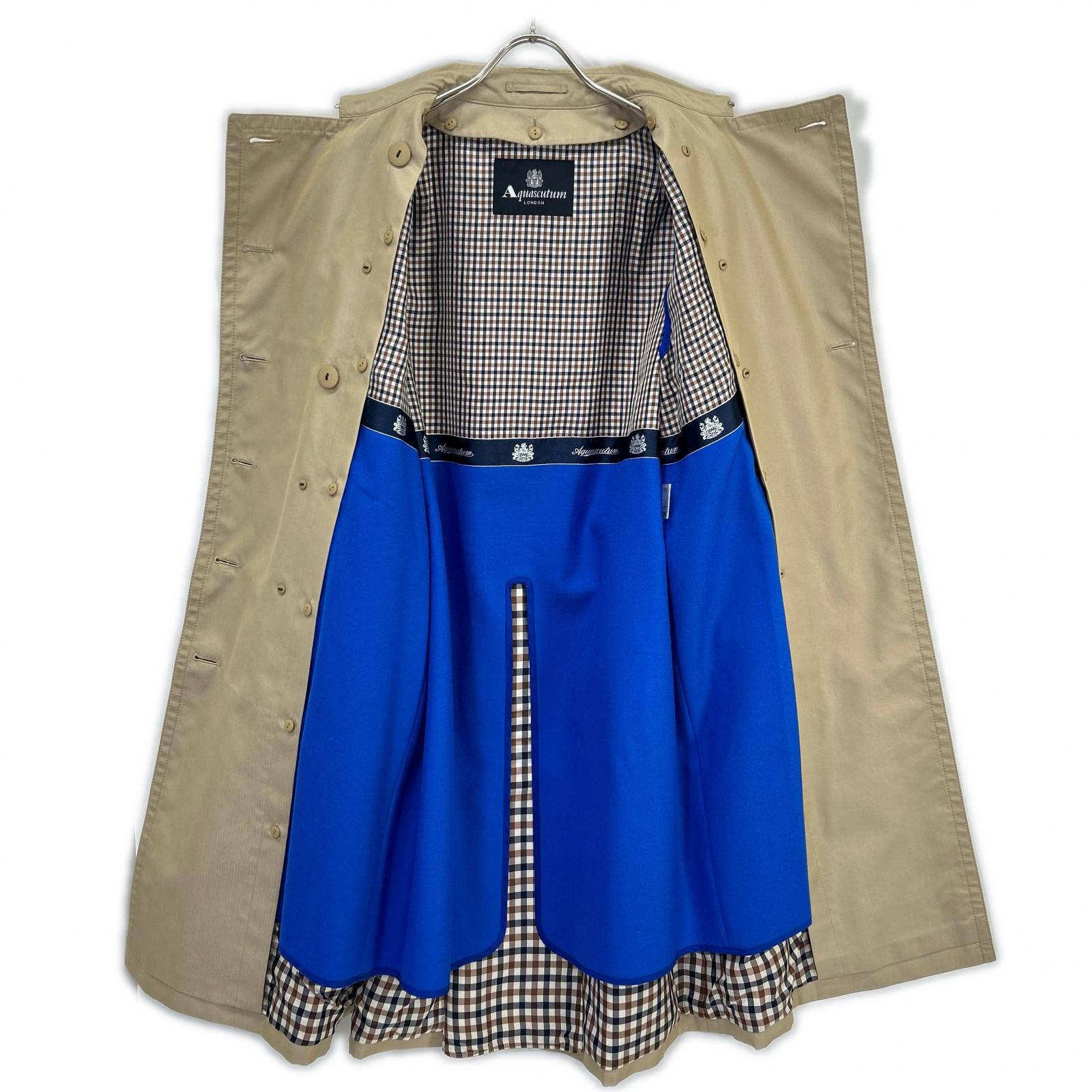 Aquascutum 雅格狮丹 5005150000-82 米色 带内衬风衣 大衣