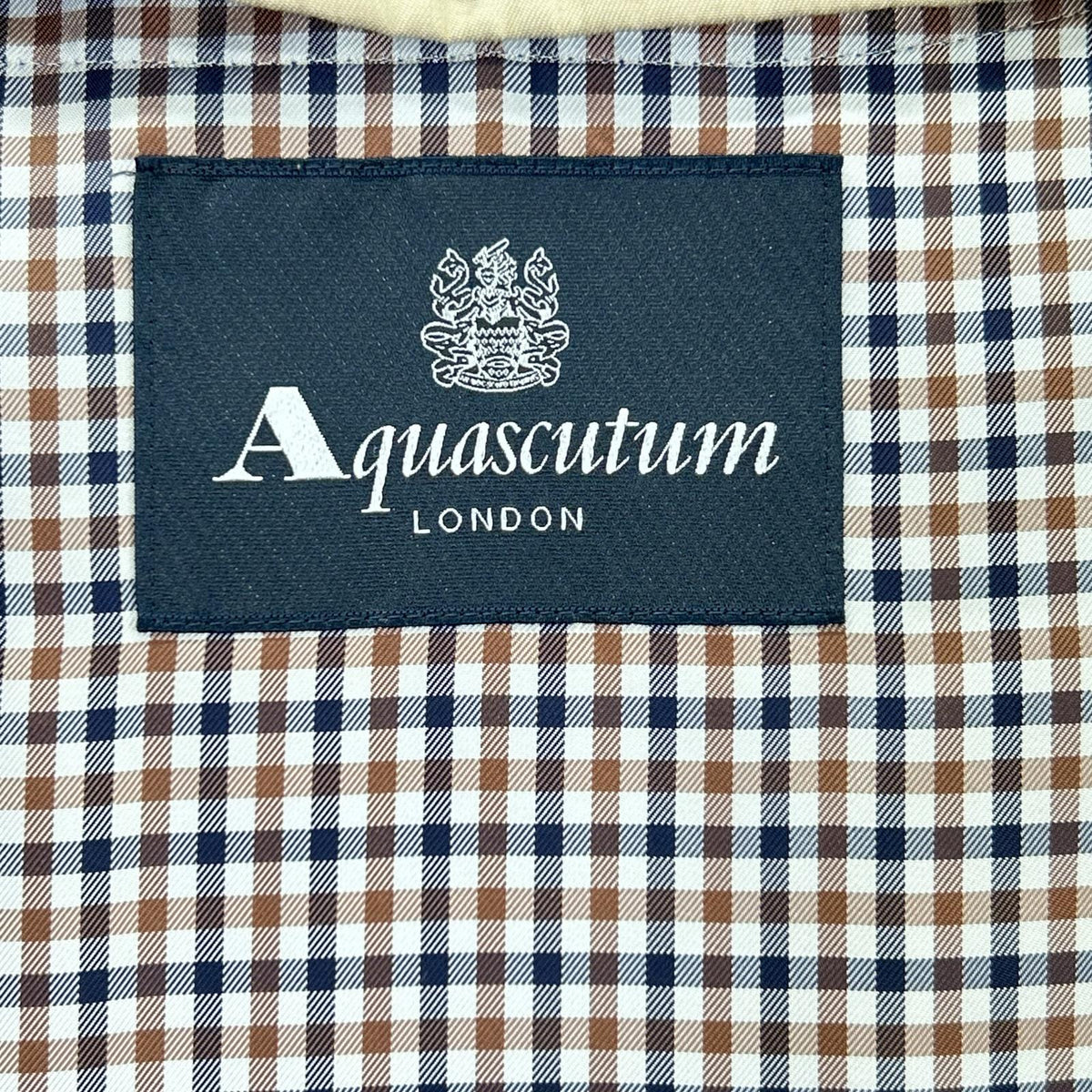 Aquascutum アクアスキュータム 5005150000-82 ベージュ ライナー付き トレンチコート コート