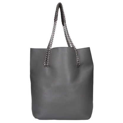 DE COUTURE デクチュール チェーンハンドル レザー トートバッグ