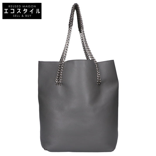 de couture De Couture Chain Handle Leather Tote Bag
