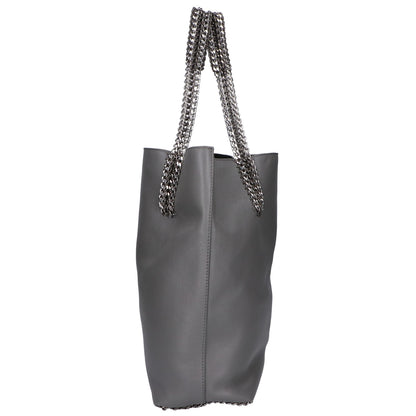 DE COUTURE デクチュール チェーンハンドル レザー トートバッグ