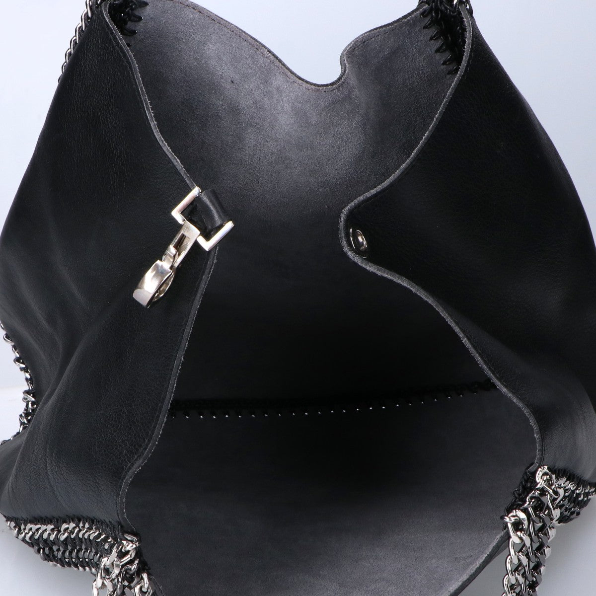 DE COUTURE デクチュール 【美品】DALIDA チェーンハンドル レザー ハンドバッグ