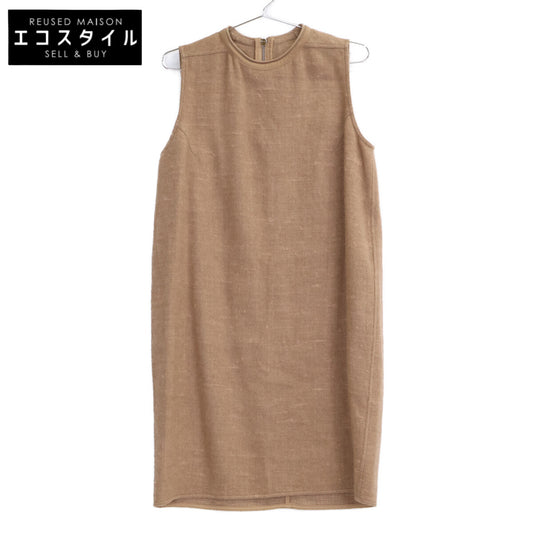 Rick Owens リックオウエンス RO18F4571ーWCPP キャメル混 ノースリーブ ワンピース