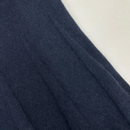 Navy cashmere one-piece dress 38 women's