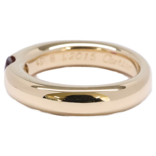 Cartier Finished 750 Ruby Ellipse Ring