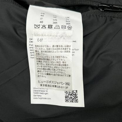 HUGOBOSS ヒューゴボス ブラック モノグラム柄 中綿 ジャケット ジャケット
