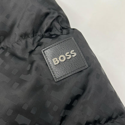 HUGOBOSS ヒューゴボス ブラック モノグラム柄 中綿 ジャケット ジャケット