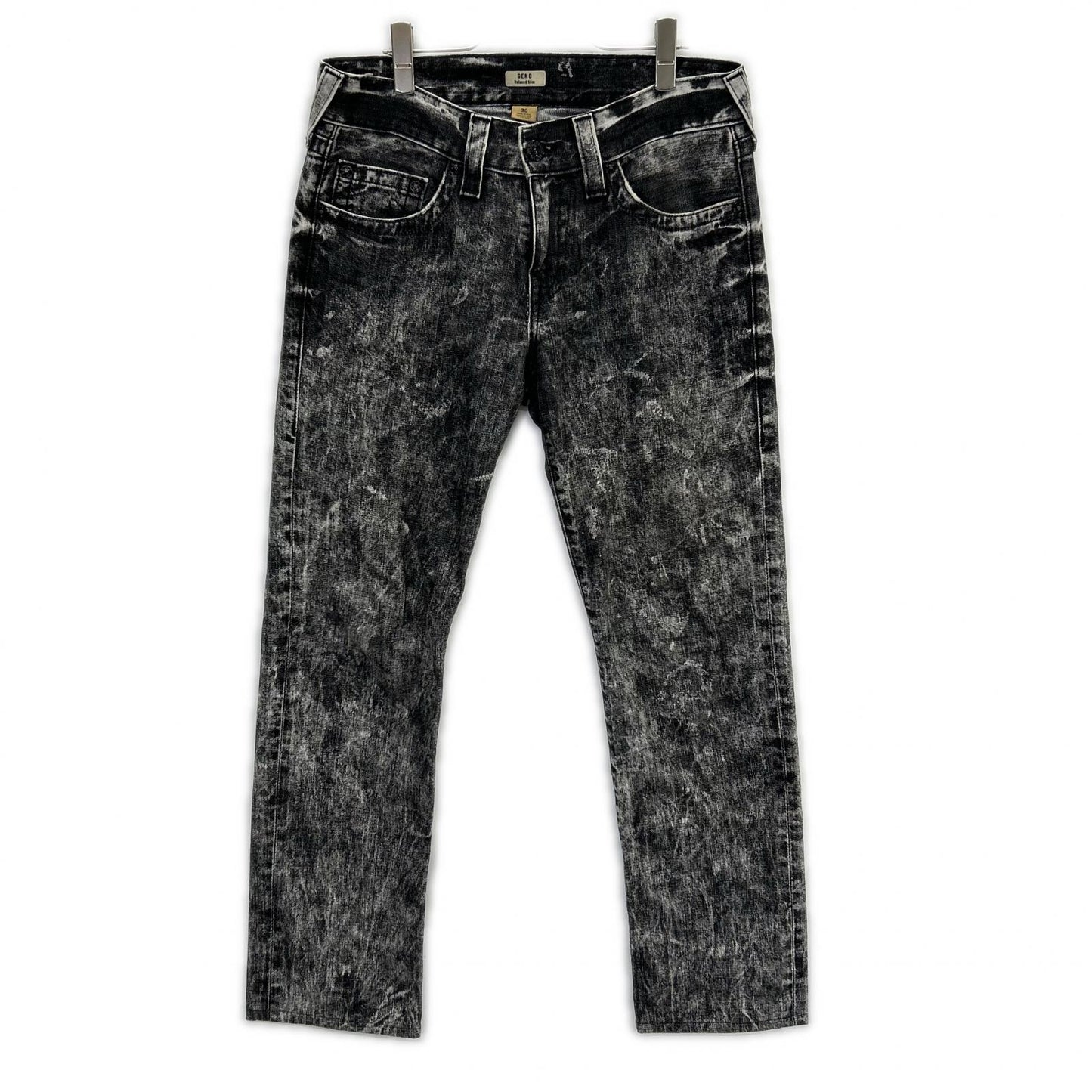 TRUE RELIGION Black GENO Denim Pants Bottoms