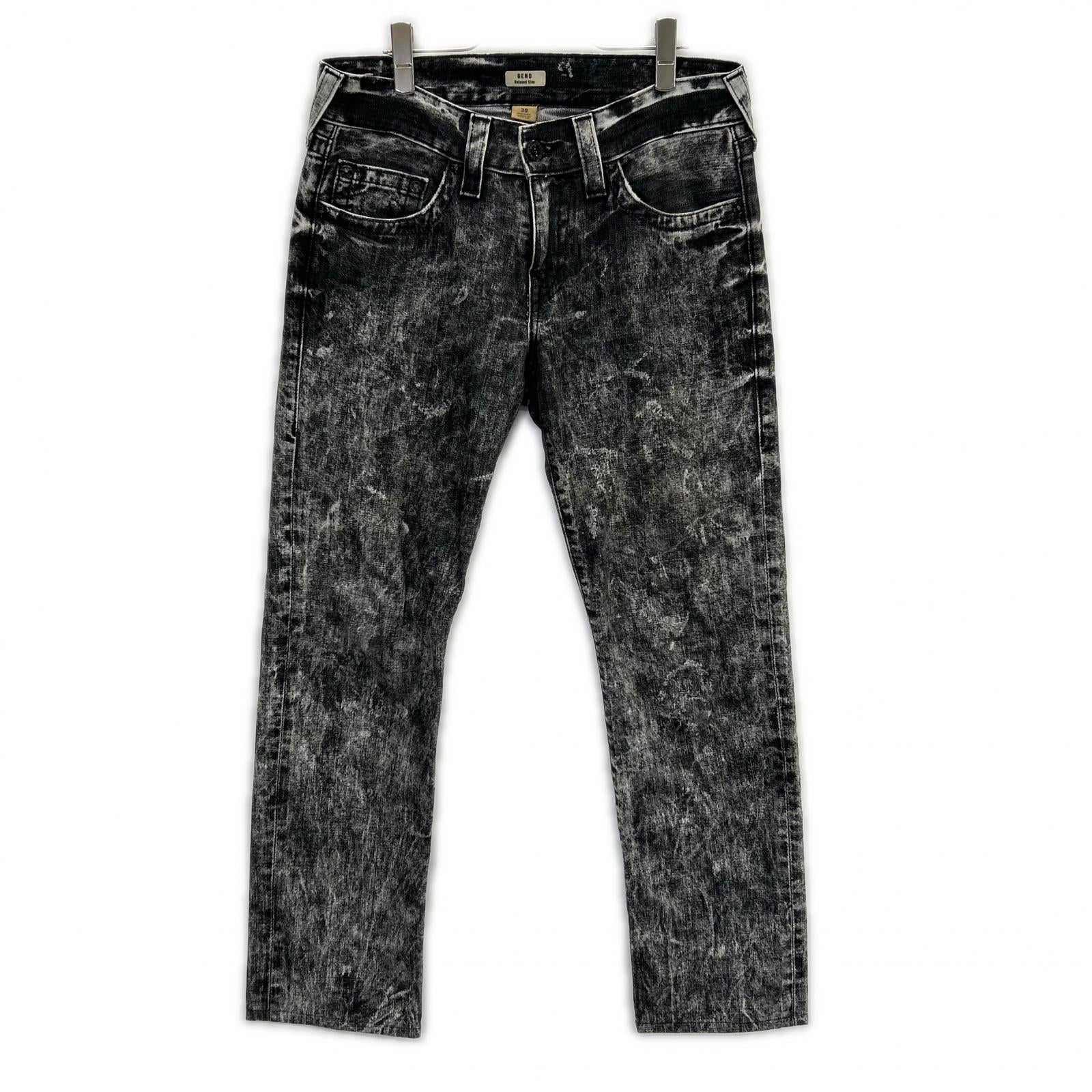 TRUE RELIGION Black GENO Denim Pants Bottoms