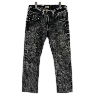 TRUE RELIGION Black GENO Denim Pants Bottoms
