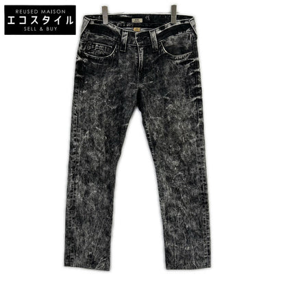 TRUE RELIGION Black GENO Denim Pants Bottoms