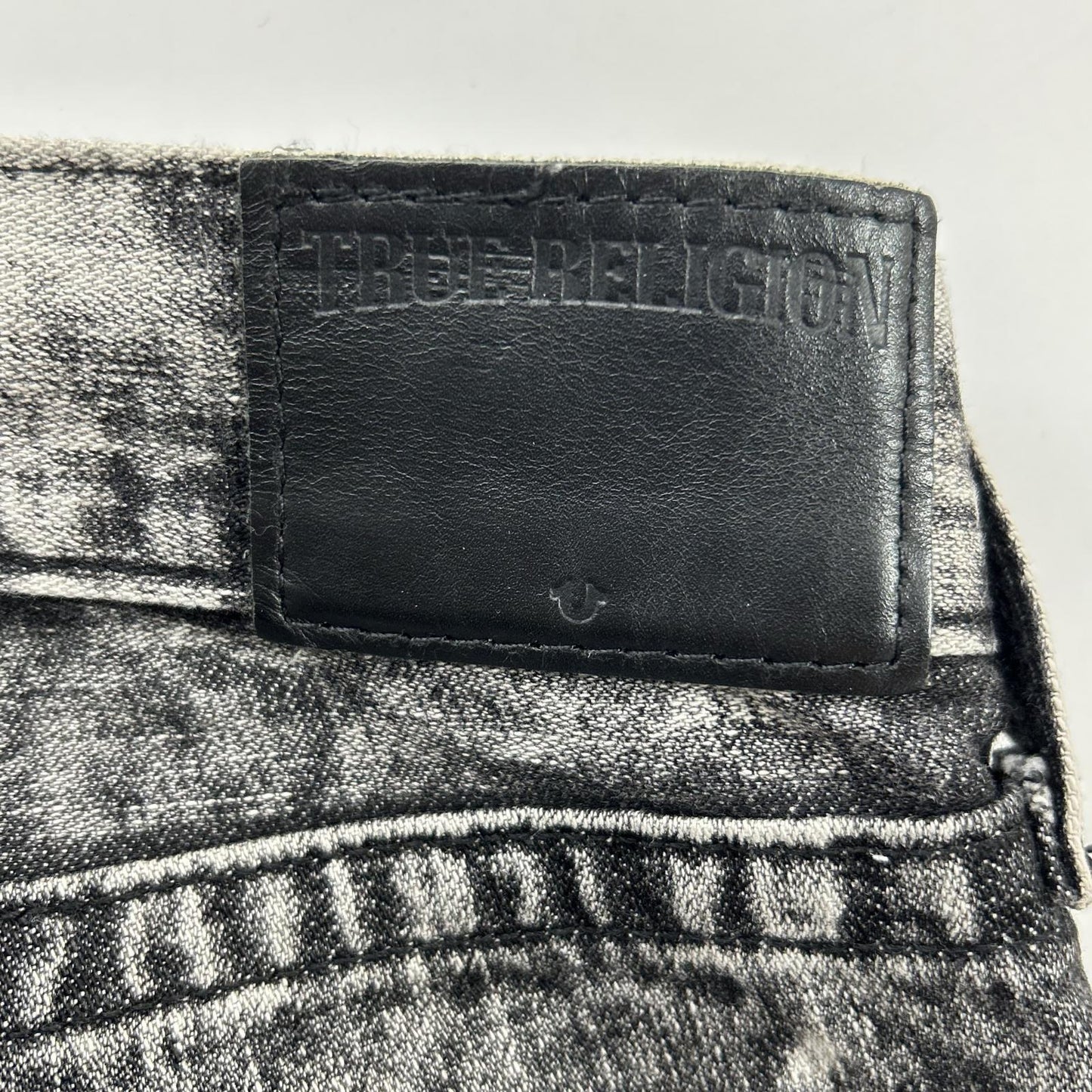 TRUE RELIGION Black GENO Denim Pants Bottoms