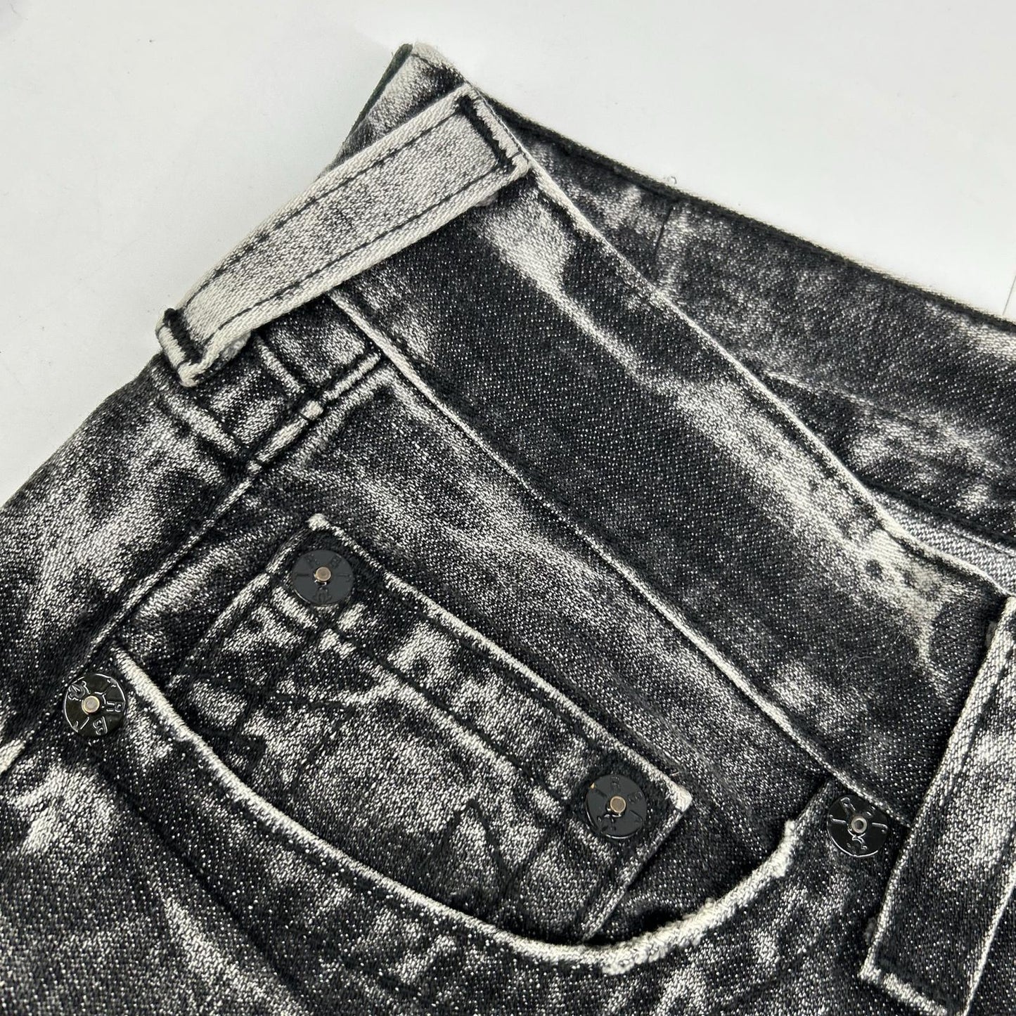TRUE RELIGION Black GENO Denim Pants Bottoms
