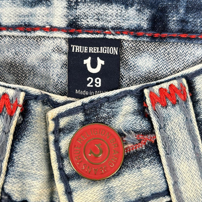 TRUE RELIGION White Ricky Denim Pants Bottoms