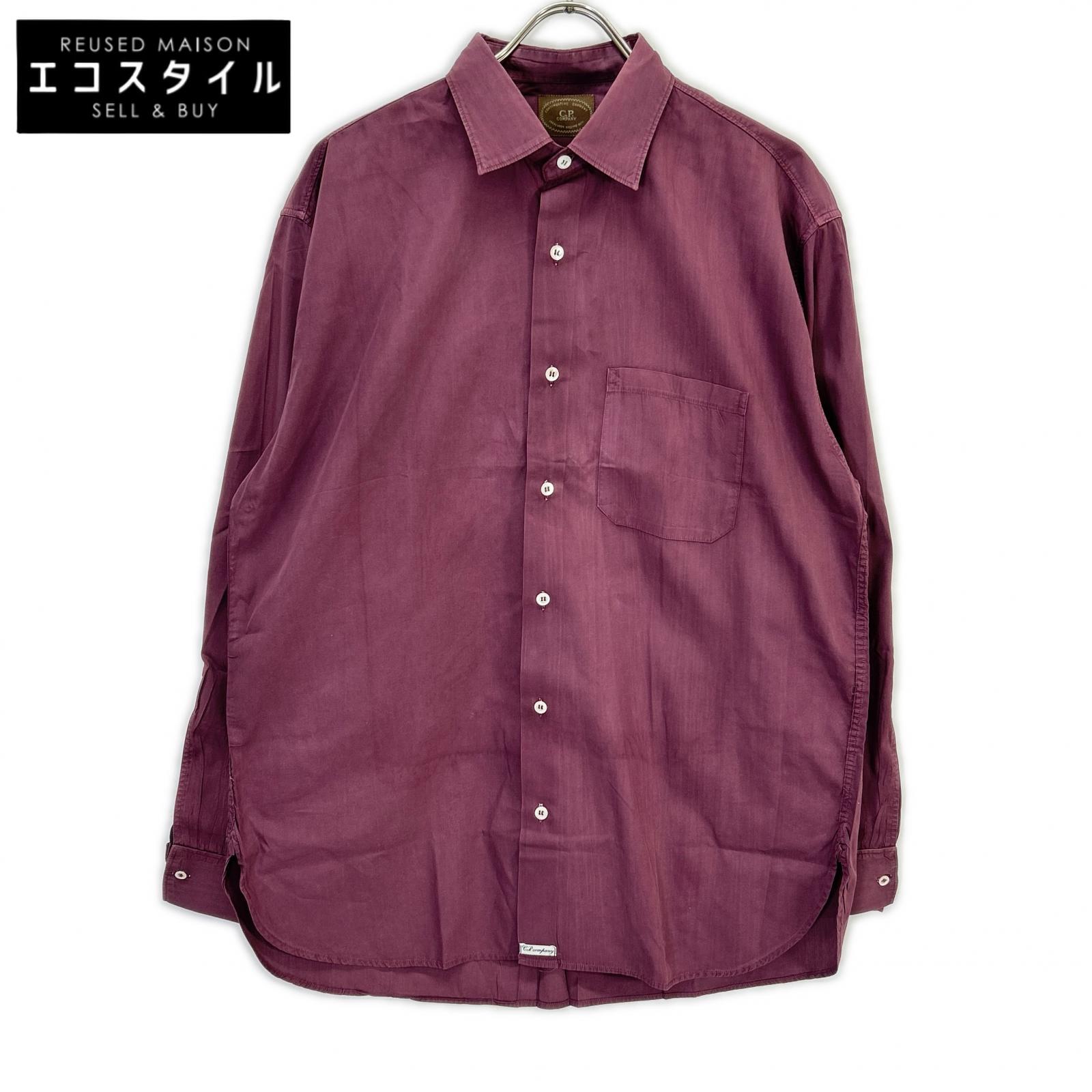 C.P.COMPANY シーピーカンパニー ボルドー 90s 長袖 シャツ トップス