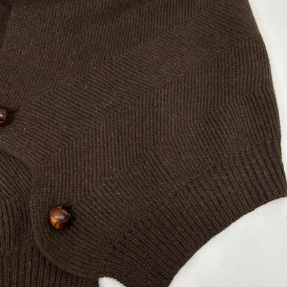ISSEY MIYAKE MEN イッセイミヤケメン 80s ブラウン ウール ベスト　筆タグ ベスト