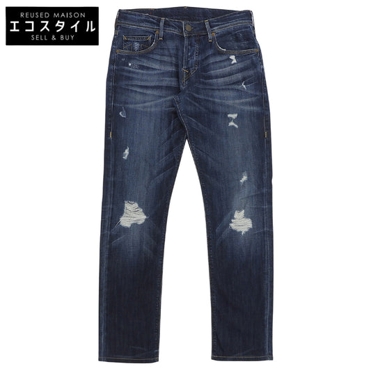 Excellent condition GENO Distressed Denim Pants Bottoms Men's Indigo 29 Bottoms 29 Men's