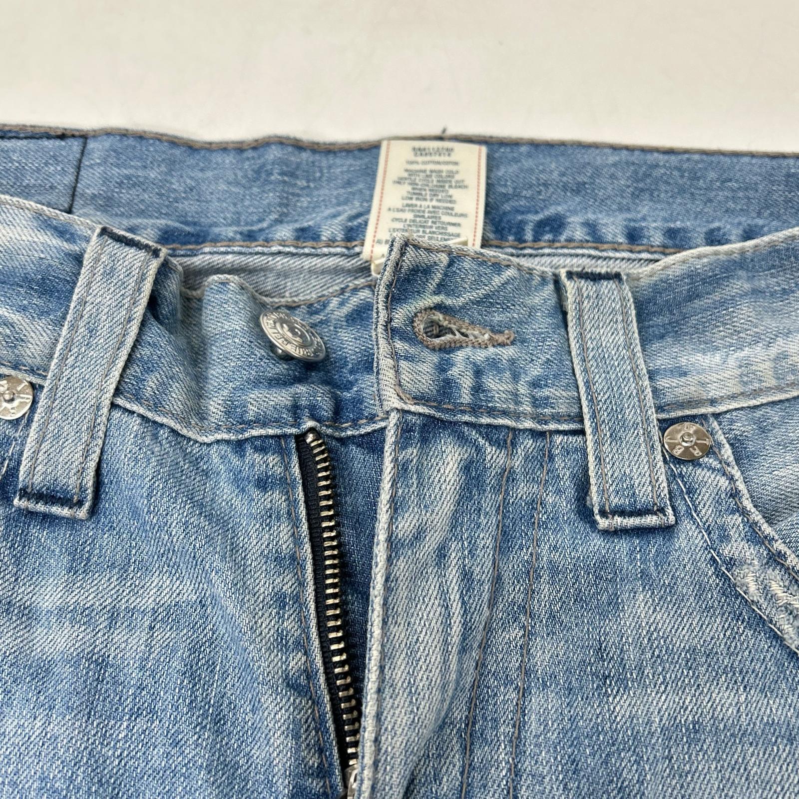 Blue skinny denim pants bottoms 32 men's