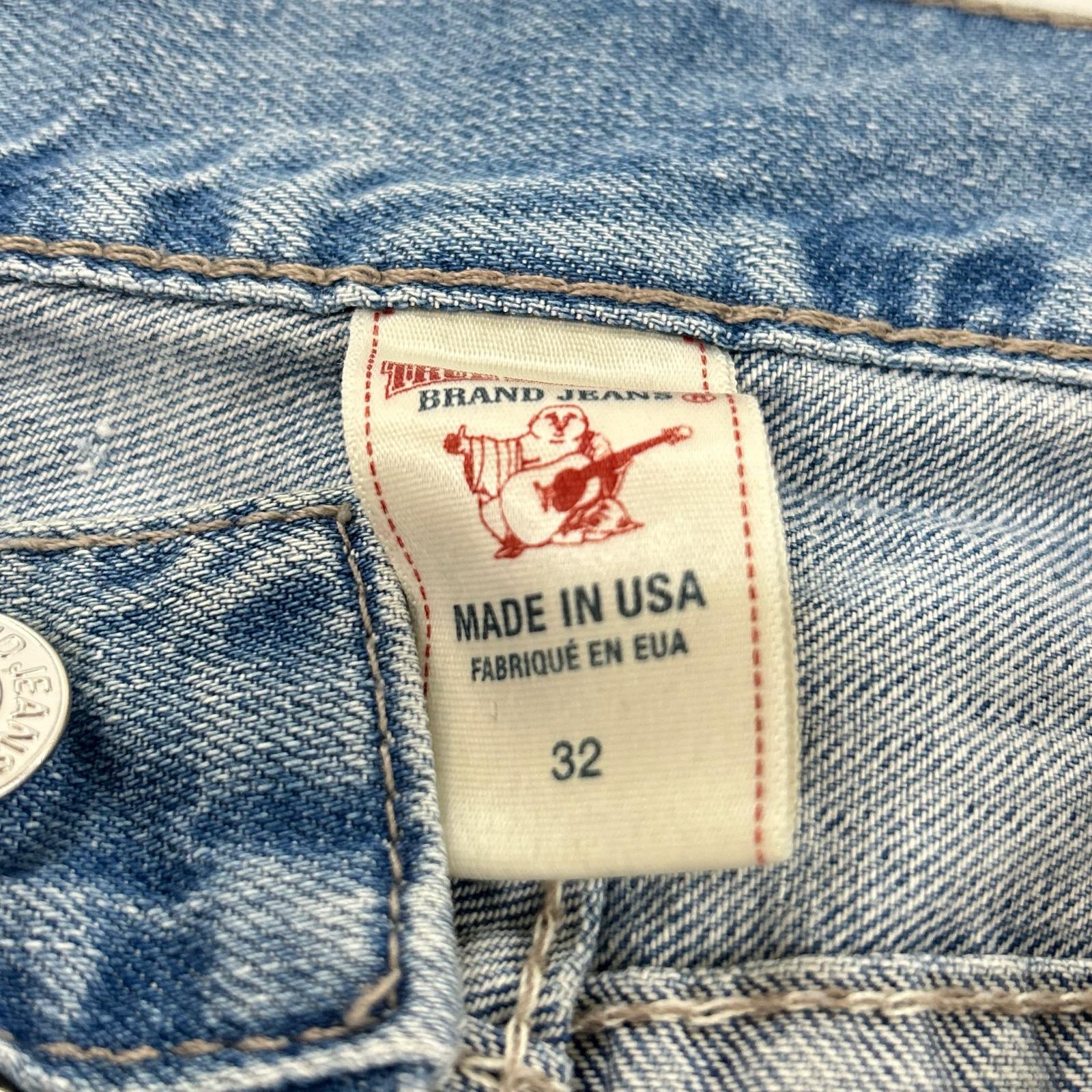 Blue skinny denim pants bottoms 32 men's