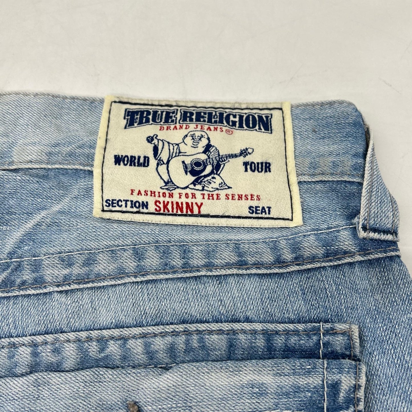 Blue skinny denim pants bottoms 32 men's