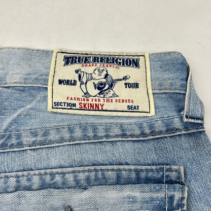Blue skinny denim pants bottoms 32 men's