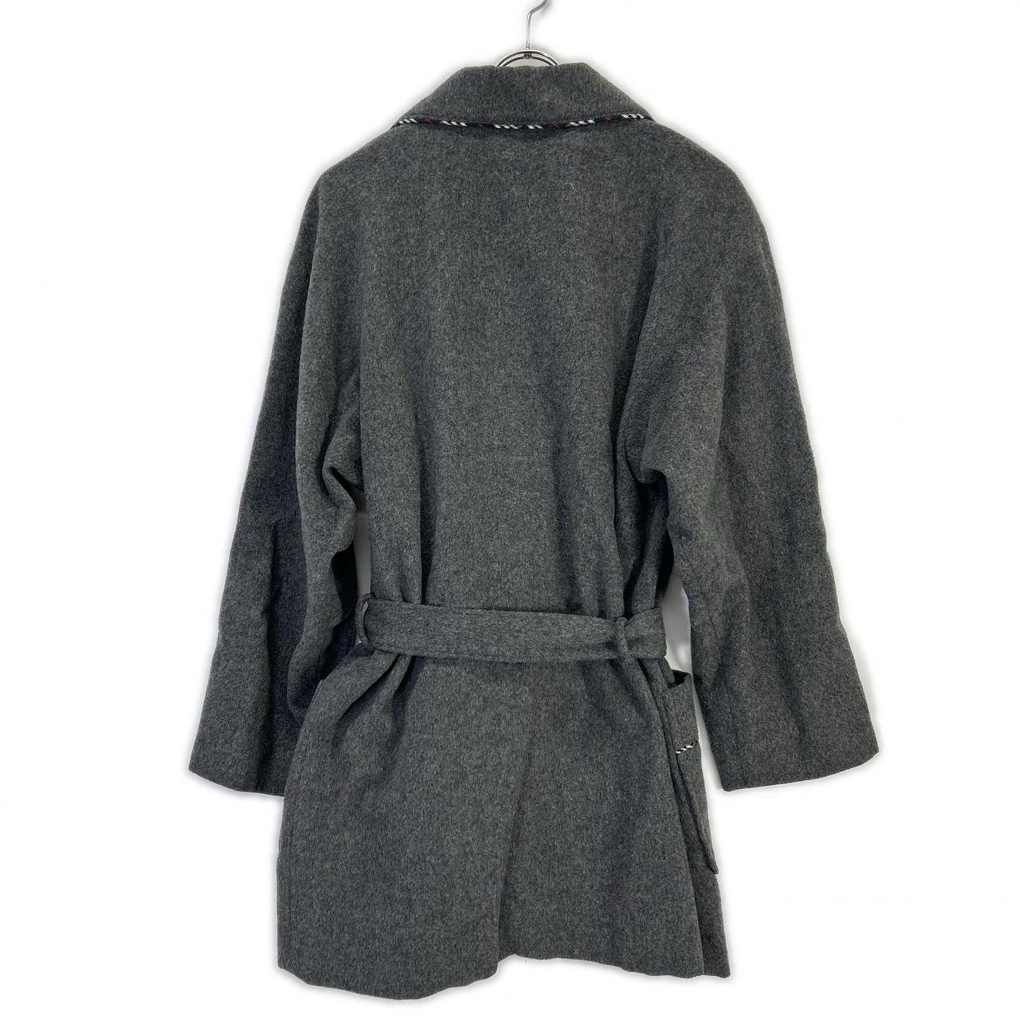 ｸﾞﾚｰ ｳｰﾙ ｶｼﾐﾔ混 ｶﾞｳﾝｺｰﾄ コート M メンズ