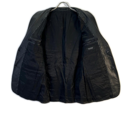 BURBERRY BLACK LABEL バーバリーブラックレーベル 11年製 ブラック レザージャケット ジャケット