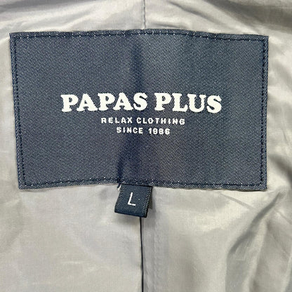 Papas パパス 【プラス】グレー ポーラテックヘビーボアフリースハーフコート コート
